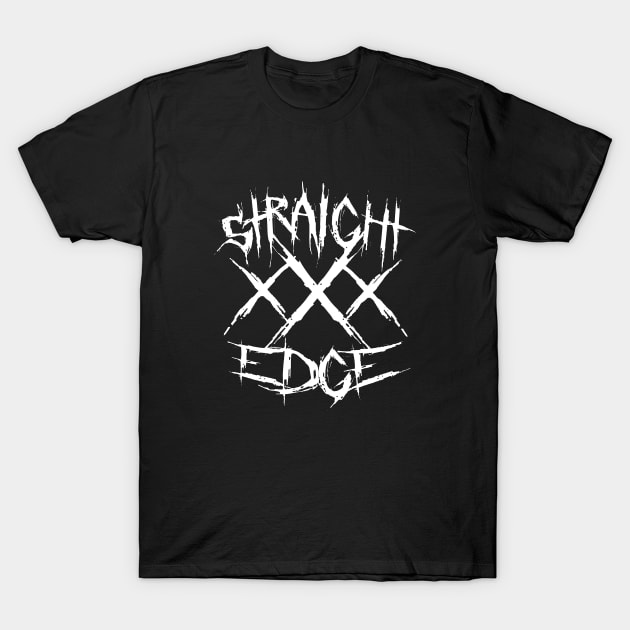 Straight Edge T-Shirt by schockgraphics